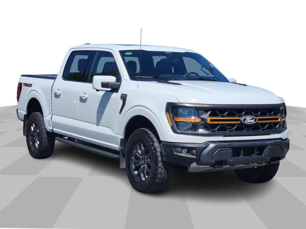 2024 Ford F-150 Tremor in Oxford White — front three-quarter view